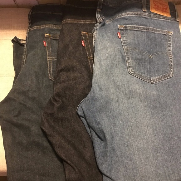 3 pair of mens levi’s 541. Size 46x30. All in great like new condition. - Picture 1 of 4